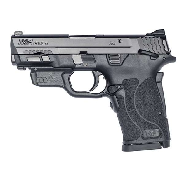 SMITH & WESSON M&P 9 SHIELD EZ M2.0 3.675" PSTL 8RD RED LSRGD AMBI TLCI SAO