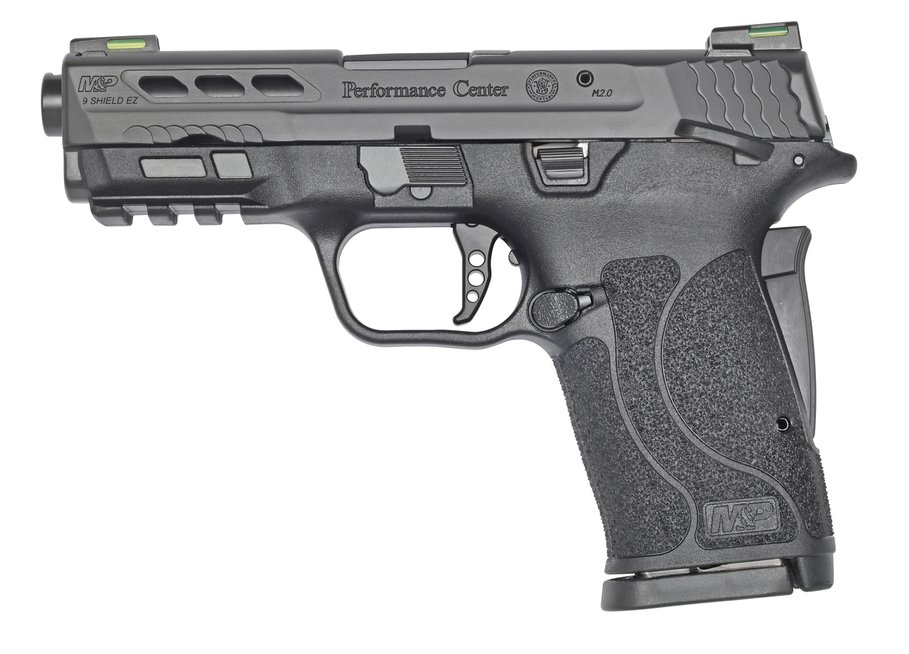 SMITH & WESSON PC M&P SHIELD EZ M2.0 PRTD BLK 9MM 3.675" 8RD COMPLIANT