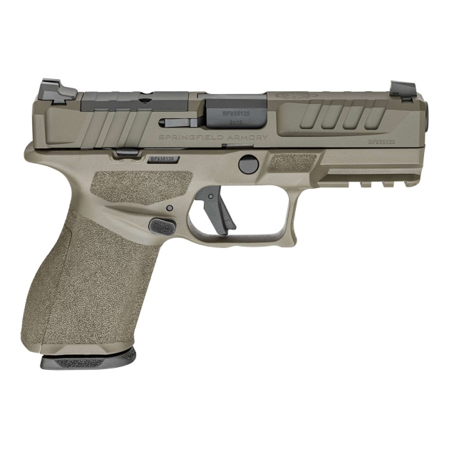 SPRINGFIELD ARMORY ECHELON 4.0C 9MM PISTOL 4" OD GREEN 2-15RD, U NOTCH