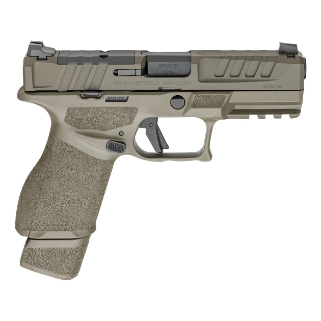 SPRINGFIELD ARMORY ECHELON 4.0C 9MM PISTOL 4" OD GREEN 1-15RD, 1-18RD U NOTCH