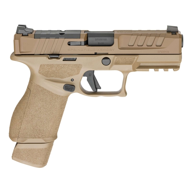 SPRINGFIELD ARMORY ECHELON 4.0C 9MM PISTOL 4" FDE 1-15RD, 1-18RD U NOTCH