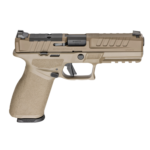 SPRINGFIELD ARMORY ECHELON FDE PSTL U NOTCH 9MM PSTL 4.5" 2-10RD