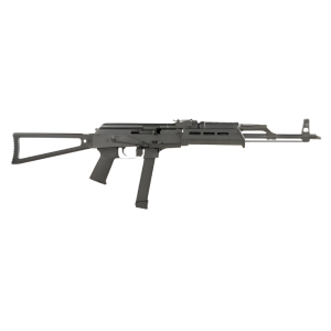 CENTURY ARMS WASR MC10 9MM RIFLE 17.5" BLACK, TRIANGLE STOCK, 1-33RD GLOCK MAG