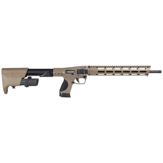 SMITH & WESSON M&P FPC FDE 16.25" THRD MLOK O.R. 1-17RD & 2-23RD MAGS CARRY BAG INCLUDED