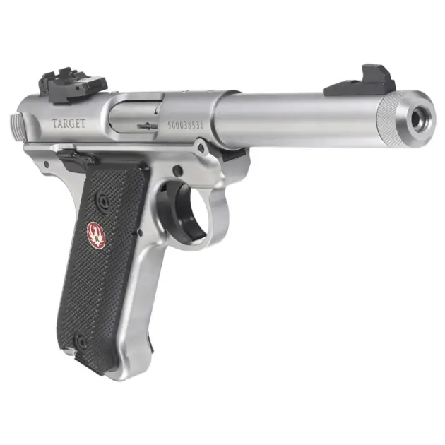 RUGER MRK IV TRGT 22LR 5.5" BLUED BLK GRP ADJ SGHT 10RD