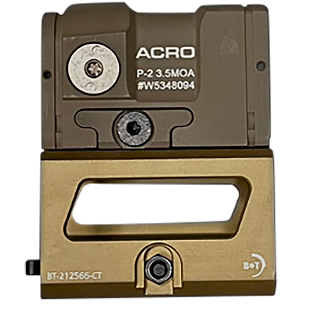 B&T Firearms AP200777FDEM Aimpoint ACRO P-2 Flat Dark Earth 1 x 0.59" x 0.59" 3.5 MOA Red Dot