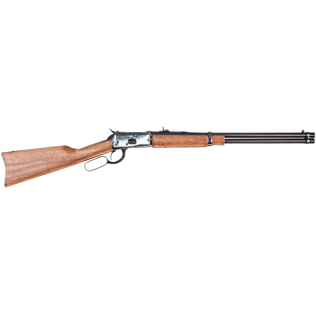 Rossi 920442013 R92 Carbine 44 Rem Mag 10+1 20" Polished Black Oxide Steel Barrel & Receiver, Hardwood Fixed Stock, Right Hand
