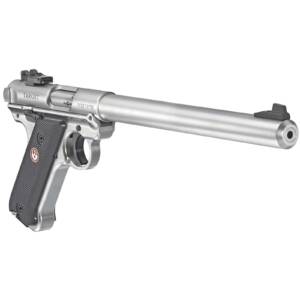 RUGER MRK IV TRGT 22LR 10" STS CHCKRD BLK GRP ADJ SIGHT 10RD - Image 2