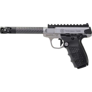 SMITH & WESSON PC SW22 VICTORY TARGET 22LR PISTOL O.R. CARBON 6" BBL, SAO 10RD MAGAZINE - Image 3