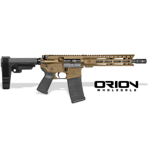DIAMONDBACK DB15 5.56 10" PSTL BRNT/BRZ W/SBA3 BRACE 30RD MAG ORION EXCLUSIVE