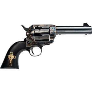 CIMARRON HOLY SMOKER 45LC FS - 4.75" CC/BL GOLD CROSS BLACK