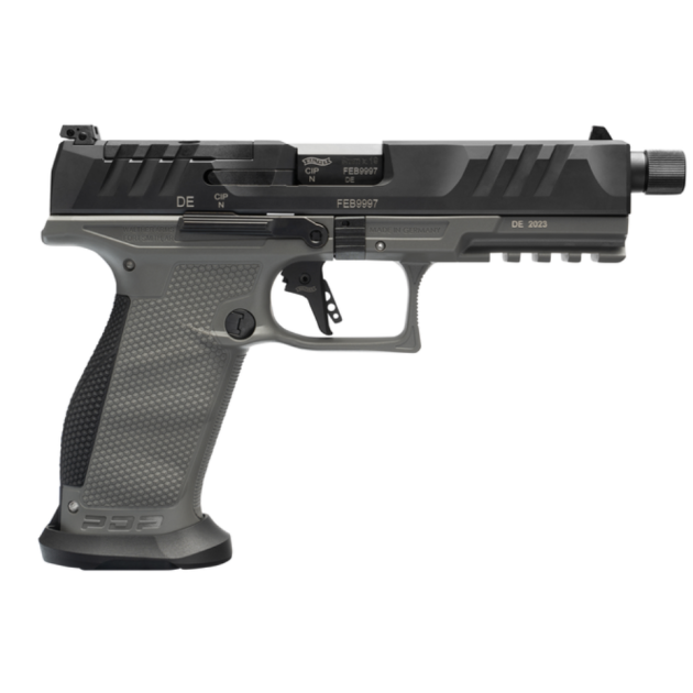 WALTHER PDP PRO SD FULL SIZE 9MM PSTL BLK/TNG GRY 5.1" T.B. 3-18RD MAGAZINES