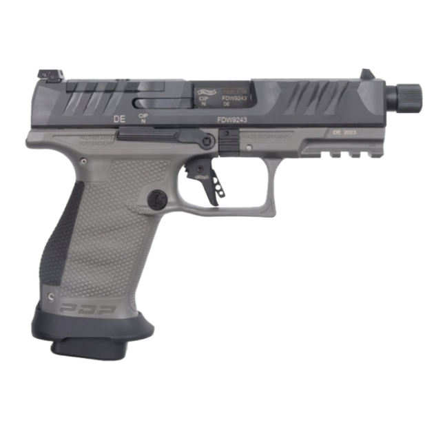 WALTHER PDP PRO SD COMPACT 9MM PSTL 18RD 4.6" TB TUNGSTEN GRY