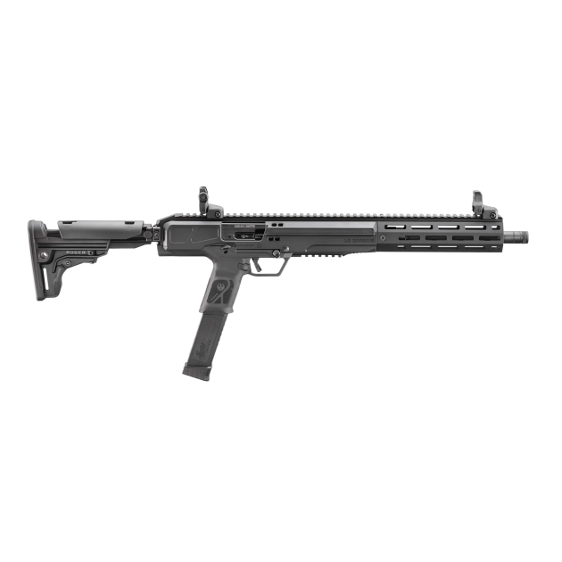 RUGER LC CARBINE 10MM 16.25" TB BLACK SIDE FOLD ADJ. STOCK, 1-30RD