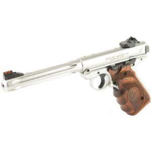 RUGER MRK IV HNTR 22LR 6.9" STS TRGT WD GRP FO ADJ SGHT 10RD - Image 2