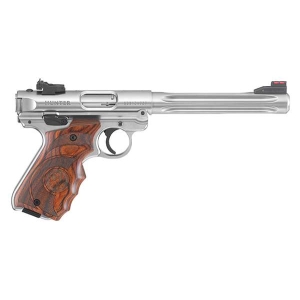 RUGER MRK IV HNTR 22LR 6.9" STS TRGT WD GRP FO ADJ SGHT 10RD - Image 3