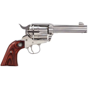 RUGER VAQUERO 357 MAG 4.6" S/A REVOLVER HI GLS STS - Image 2