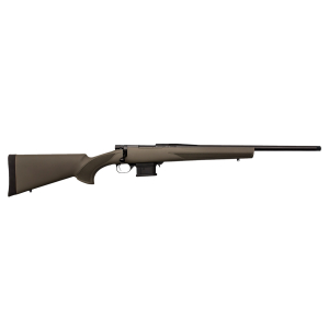 Howa HMACF6ARCGYTH 1500 Mini Action 6mm ARC 20" Black Carbon Fiber Threaded Barrel, Black Drilled & Tapped Steel Receiver, Fixed HTI Green Synthetic Stock