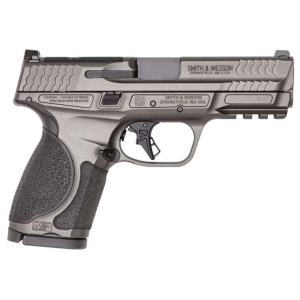 SMITH & WESSON M&P 9 M2.0 METAL COMPACT 9MM PISTOL 4" O.R. GRAY NMS 2-15RD MAGAZINES
