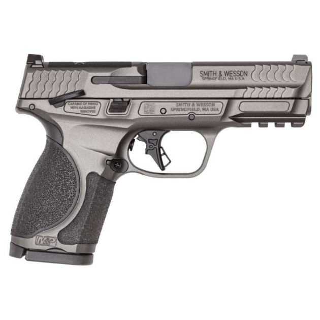 SMITH & WESSON M&P 9 M2.0 METAL COMPACT 9MM PISTOL 4" O.R. GRAY MS 2-15RD MAGAZINES