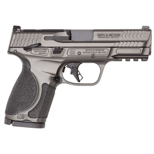 SMITH & WESSON M&P 9 M2.0 METAL COMPACT 9MM PISTOL 4" O.R. GRAY MS 2-10RD MAGAZINES