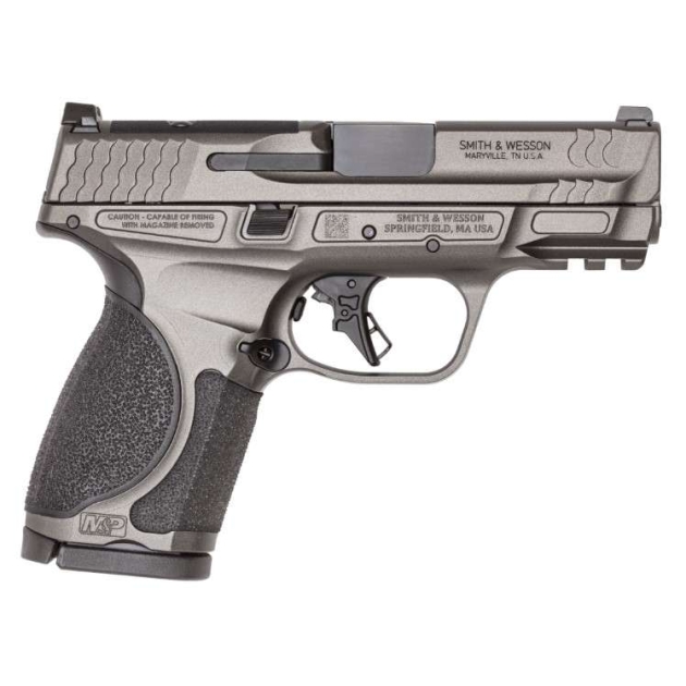 SMITH & WESSON M&P 9 M2.0 METAL COMPACT 9MM PISTOL 3.6" O.R. GRAY NMS 2-15RD MAGAZINES