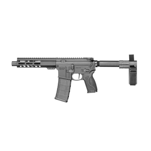 SMITH & WESSON M&P15 5.56 BRACED PISTL 7.75"TB, MLOK FIXED BRACE, 1-30RD MAG