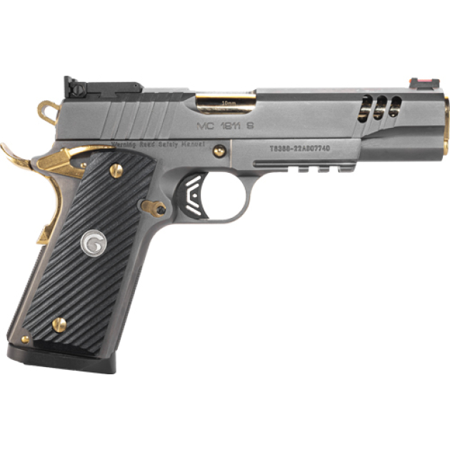 GIRSAN MC1911 NEGOTIATOR 10MM - MATCH TITANIUM/GOLD 9RD TALO