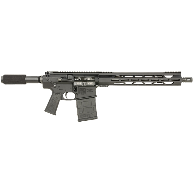 Diamondback DB1222C001 DB10  308 Win 20+1 13.50", Black, Carbon Lower, 9" M-LOK Handguard, Black Padded Buffer Tube/Magpul Grip