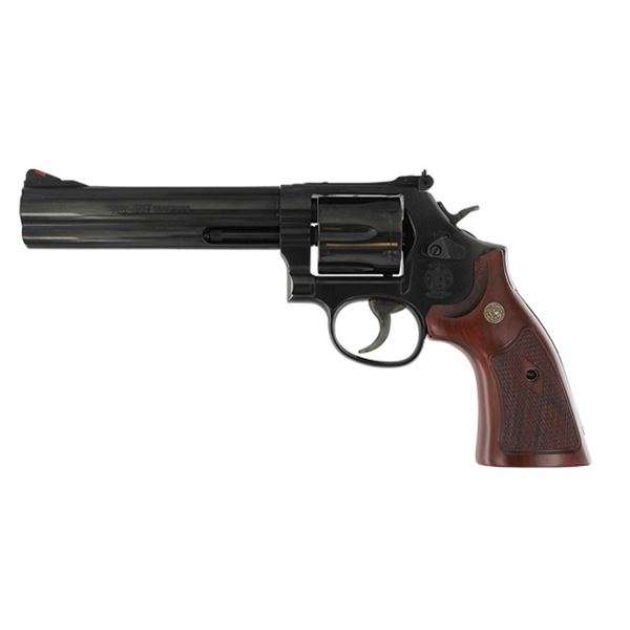 SMITH & WESSON CLASSICS 586 DISTINGUISHED COMBAT MAG BLK 357MAG 6" 6RD DA/SA