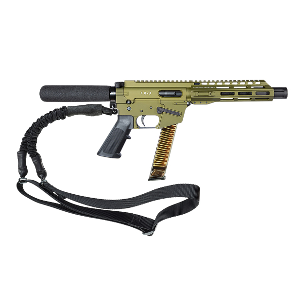 FREEDOM ORDNANCE FX9P8T-ODG FX9P  9mm Luger 31+1 8" OD Green Synthetic Pistol Tube