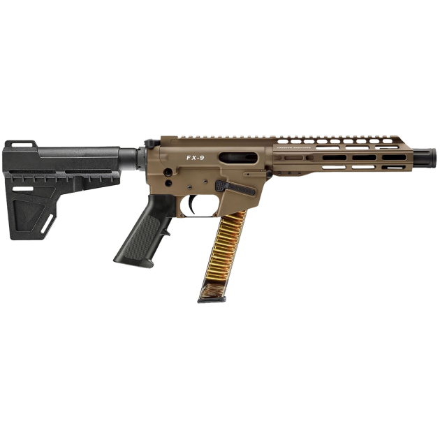 FREEDOM ORDNANCE FX9P8-FDE FX9P  9mm Luger 31+1 8" Flat Dark Earth