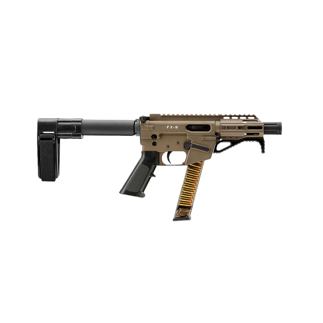 FREEDOM ORDNANCE FX9P4SBM-FDE FX9P  9mm Luger 4" Flat Dark Earth