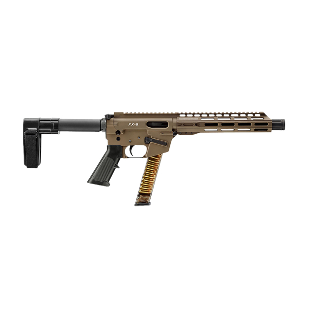 FREEDOM ORDNANCE FX9P10SBM-FDE FX9P  9mm Luger 10" Flat Dark Earth
