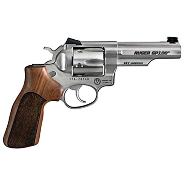 RUGER GP100 MTCH CHMP 357MAG REV 4.2" STS HGE WD GRP FXD SGHT