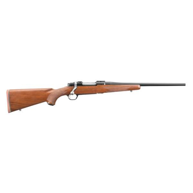RUGER HAWKEYE COMPACT 7MM-08 REM 16.5" SATIN BLUED, AMERICAN WALNUT, 4RD