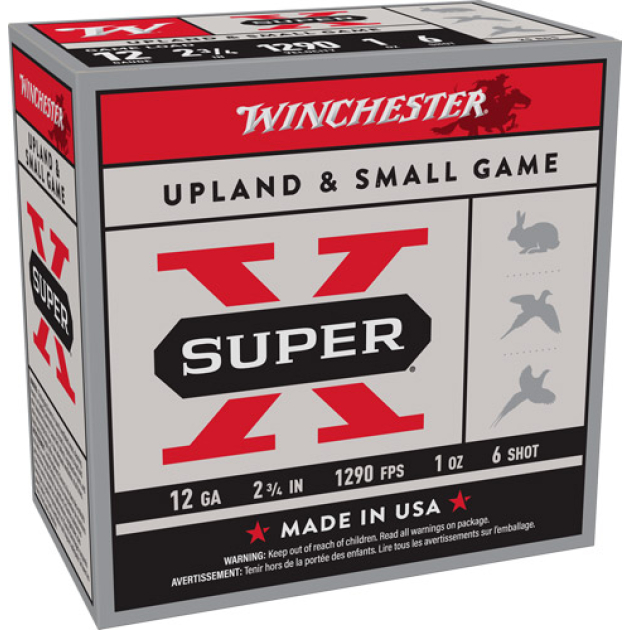 WINCHESTER SUPER-X 12GA 2.75" - 1OZ #6 1290FPS 250RD CASE LOT