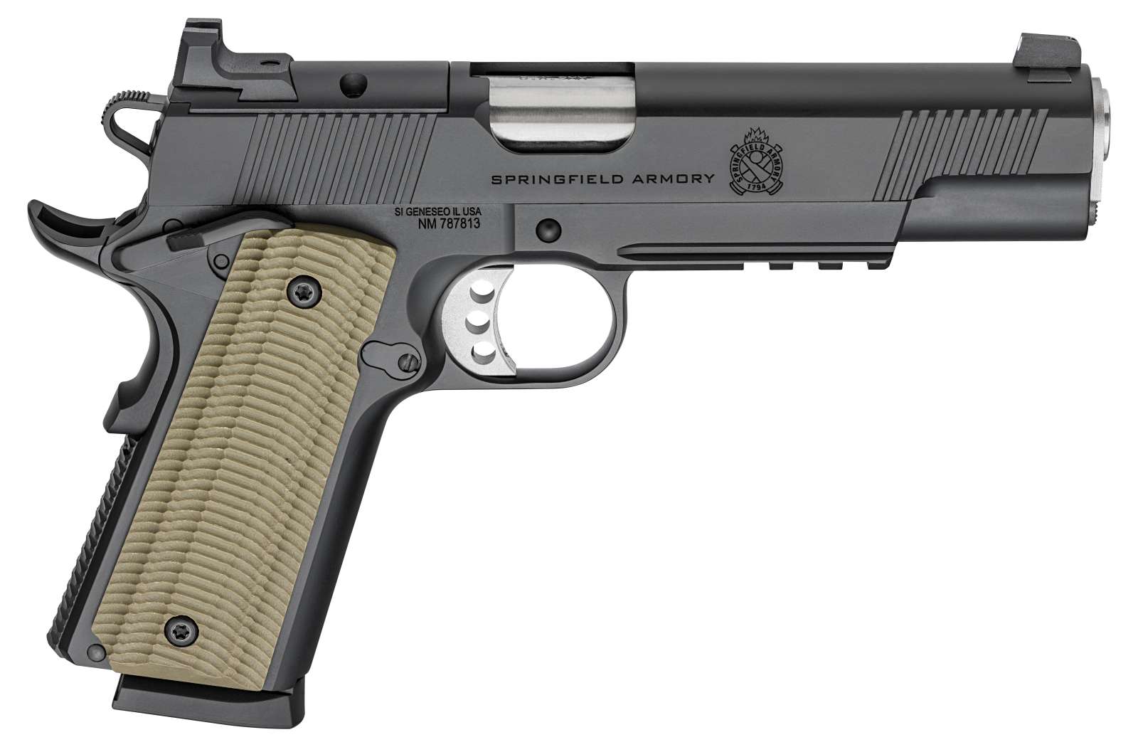 SPRINGFIELD ARMORY OPERATOR 1911 9MM 5" BLACK 2-9RD AOS OPTC READY