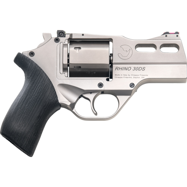 CHIAPPA RHINO 30SA 357MAG - 3" ADJ. SIGHT CHROME/RUBBER