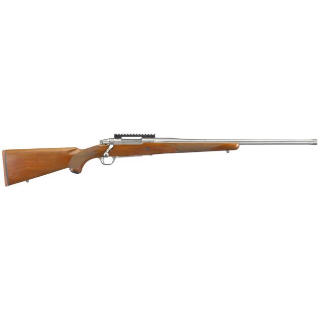 RUGER HAWKEYE HUNTER 6.5PRC BOLT RFL 22" STS THRDED BBL, AMERICAN WALNUT STOCK 3RD