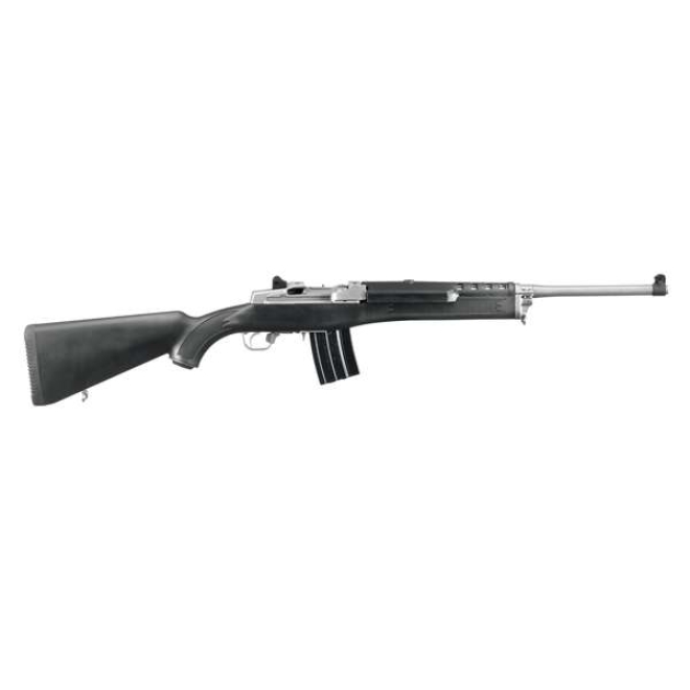 RUGER MINI-14 RANCH RIFLE 5.56 18.5" STS BLK SYNTH 20RD