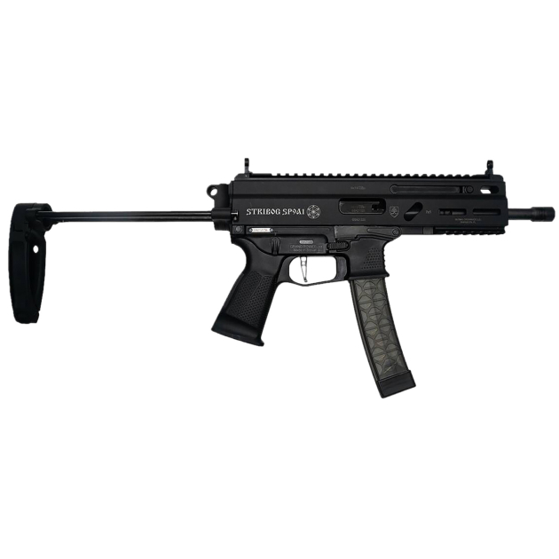 Grand Power 850003223131 SP9A1 Stribog 9mm Luger 30+1 8" Black Threaded Barrel