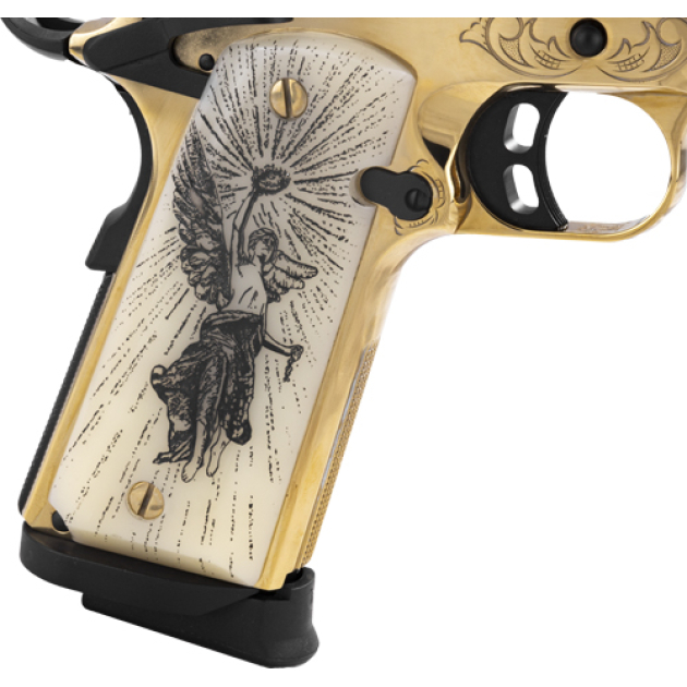 GIRSAN MC1911 DELUXE GOLD GOVT - 38 SUPER 10RD ENGRAVED