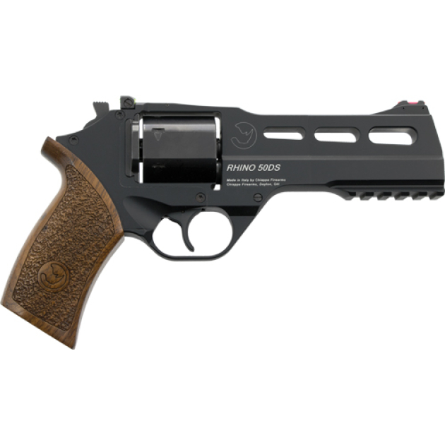 CHIAPPA RHINO 50SA 357MAG - 5" ADJ. SIGHT NICKEL/WALNUT
