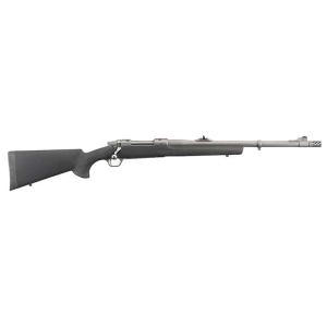 RUGER HAWKEYE ALASKAN BOLT RFL 375 RUGER, 20" MTTE STS BBL, THRDED, BLK HOGUE STOCK, 3RD - Image 4