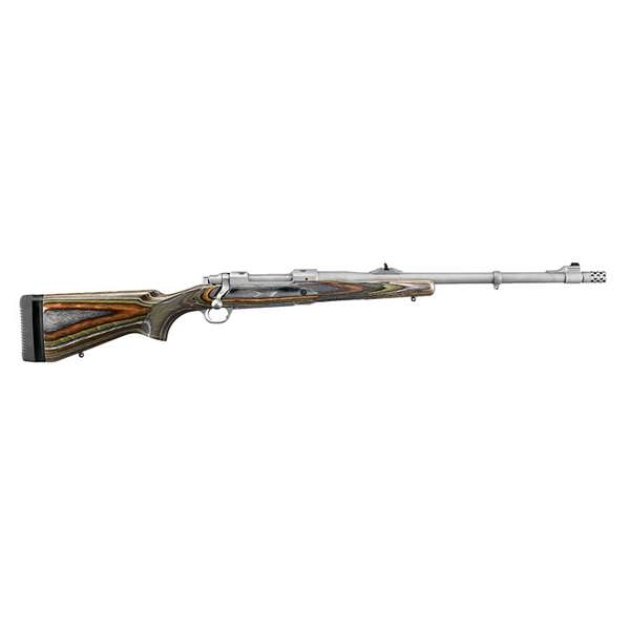 RUGER HAWKEYE GUIDE GUN 30-06SPFLD 20" MTTE STS THRDED, GRN MTN LAM STOCK, 4RD