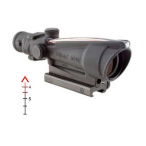 TRIJICON ACOG 3.5X35 .308 BAC CHVN RED