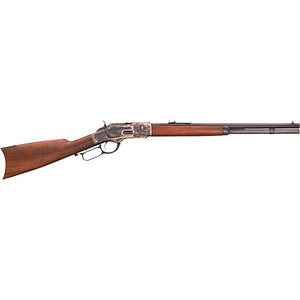 CIMARRON MODEL 1892 SADDLE RING CARBINE 44-40WCF LVR 20" COLOR CASE/WALNUT STOCK