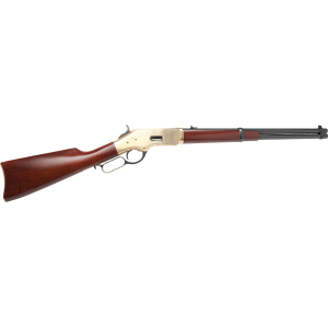 CIMARRON 1866 YELLOWBOY 32-20 - 19" BRASS/BLUED WALNUT