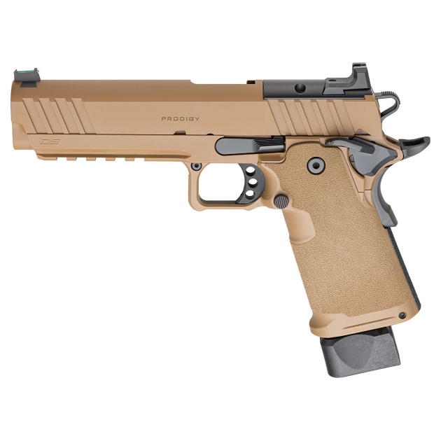 SPRINGFIELD ARMORY 1911 DS PRODIGY COYOTE BROWN 5" 9MM PSTL 1-17RD 1-20RD